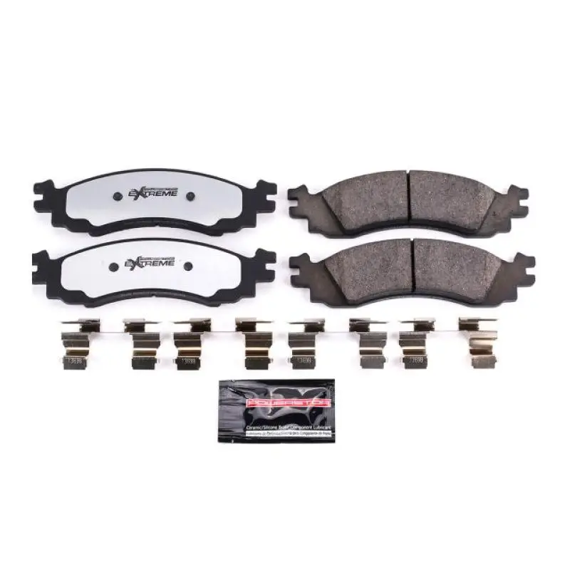 Power Stop 06-10 Ford Explorer Front Z36 Truck & Tow Brake Pads W/Hardware 1