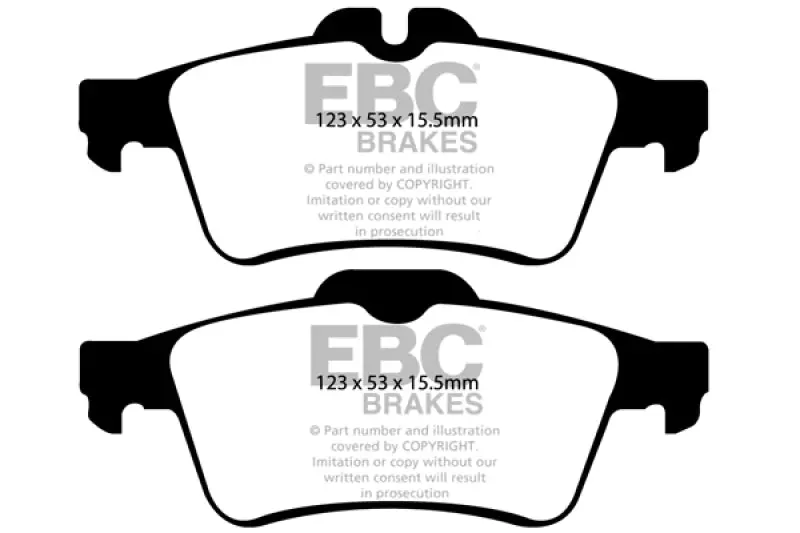 Ebc 08-10 Chevrolet Cobalt 2.0 Turbo (Ss) Ultimax2 Rear Brake Pads 1