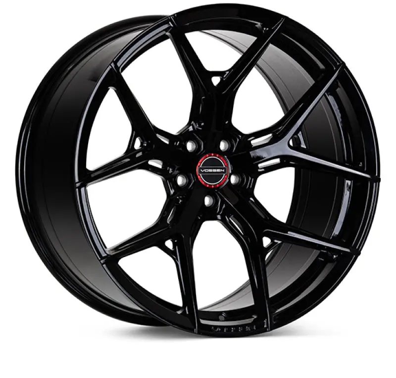 Vossen Hf-5 20X10.5 / 5X112 / Et30 / Super Deep Face / 66.5 - Gloss Black Wheel 1
