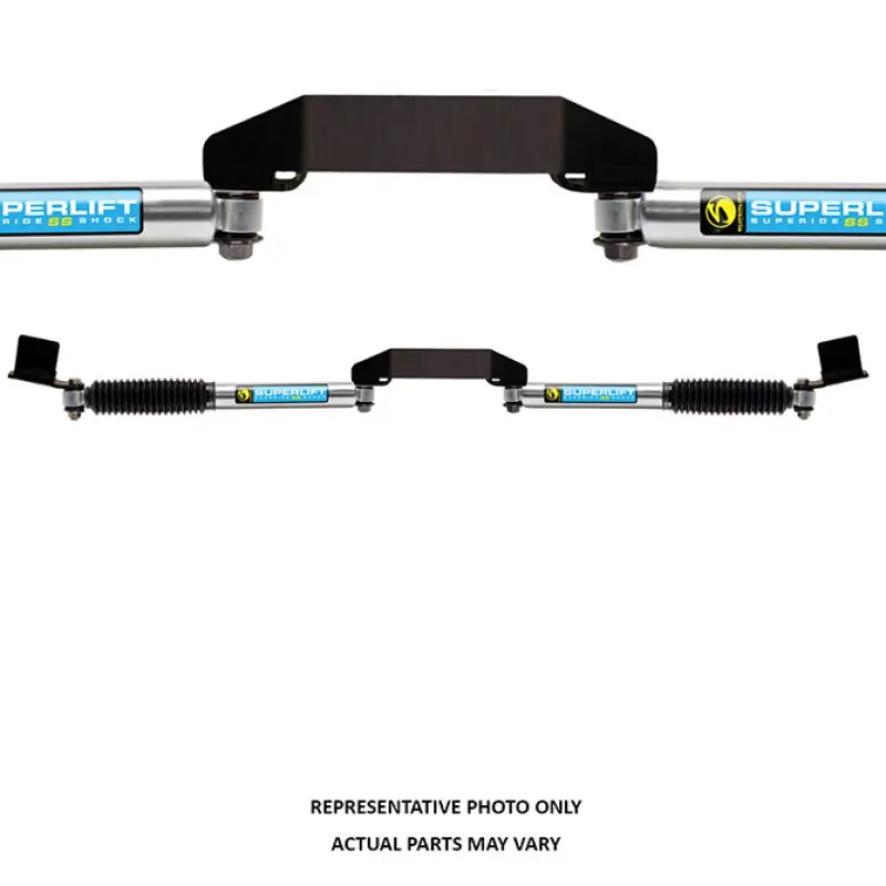 Superlift 05-19 Ford F-250 Sd 4Wd Dual Steering Stabilizer Kit - Sl Ss Bilstein (Gas) 3In Lift Req. 1