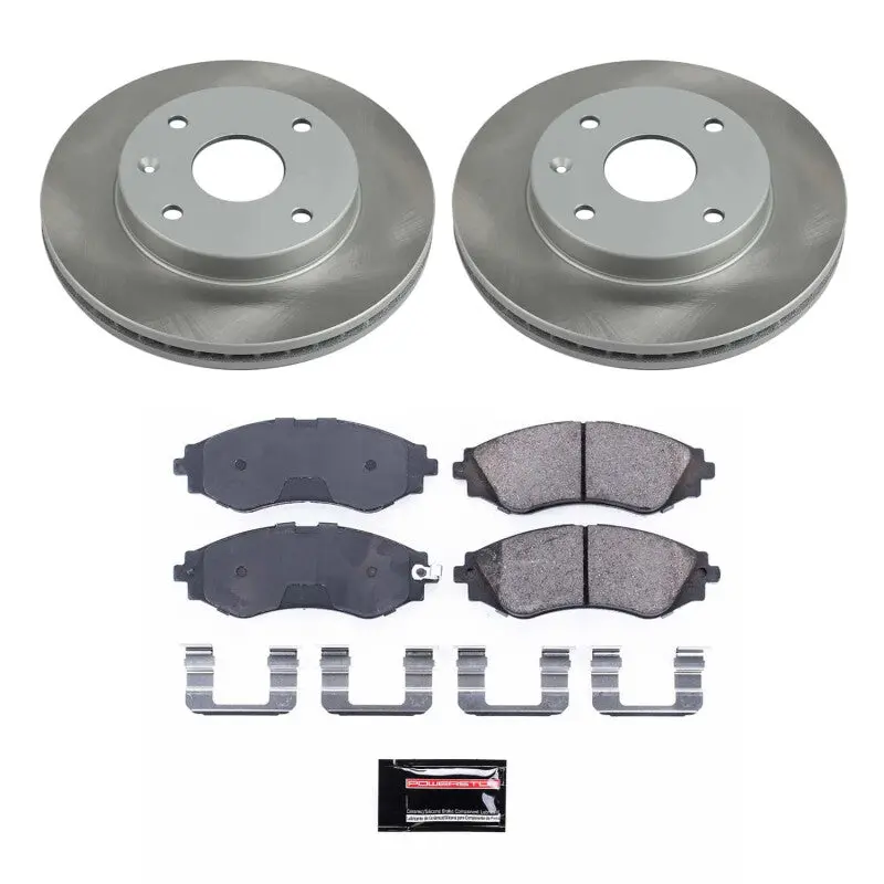 Power Stop 05-08 Suzuki Reno Front Semi-Coated Rotor Kit 1