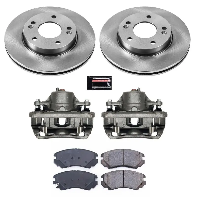 Power Stop 10-11 Kia Soul Front Autospecialty Brake Kit W/Calipers 1