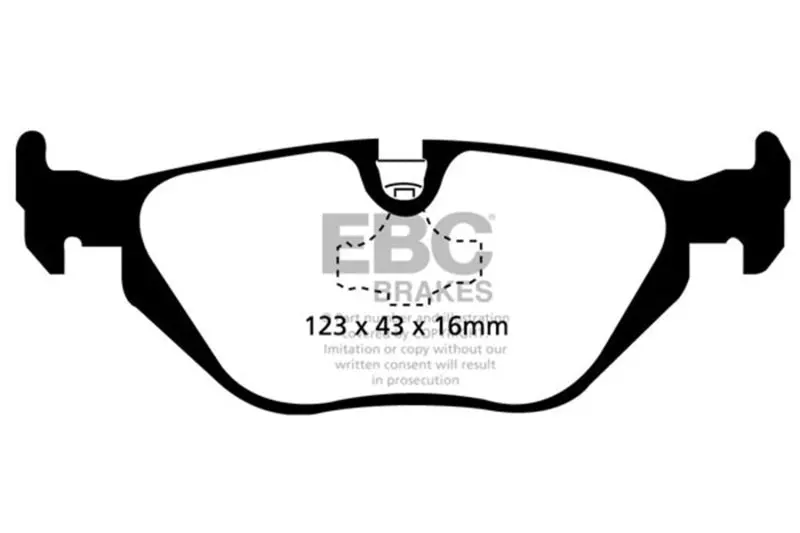 Ebc 96-98 Bmw Z3 1.9 Ultimax2 Rear Brake Pads 1