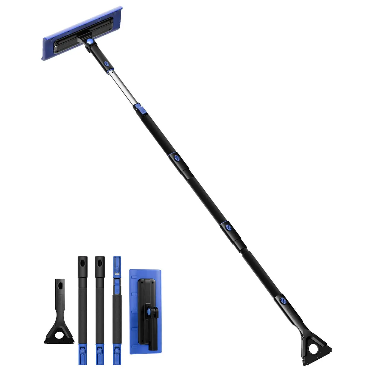 61" Adjustable Snow Brush And Ice Scraper Extendable For Car 1