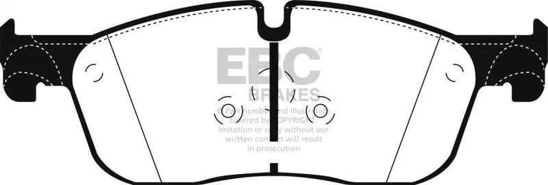Ebc 2016+ Land Rover Range Rover Evoque 2.0L Turbo Ultimax2 Front Brake Pads 1