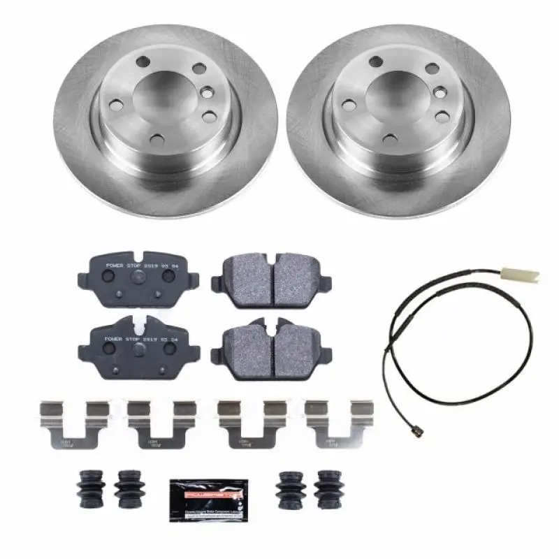 Power Stop 11-16 Mini Cooper Countryman Rear Track Day Spec Brake Kit 1