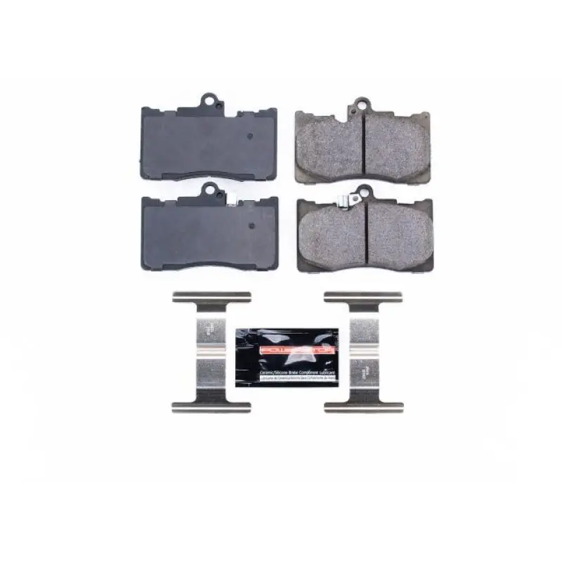 Power Stop 07-11 Lexus Gs350 Front Z23 Evolution Sport Brake Pads W/Hardware 1