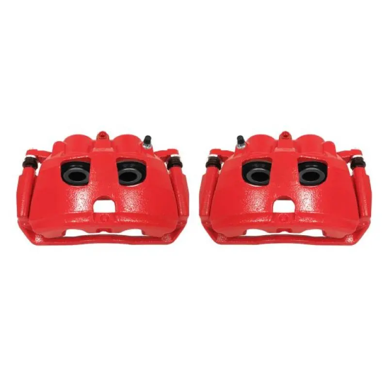 Power Stop 09-10 Dodge Ram 2500 Rear Red Calipers W/Brackets - Pair 1