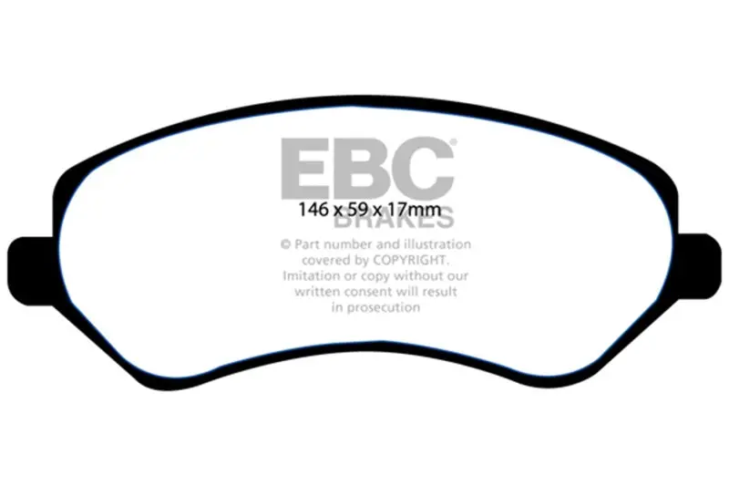 Ebc 04-07 Chrysler Town & Country 3.3 Rear Drums Ultimax2 Front Brake Pads 1