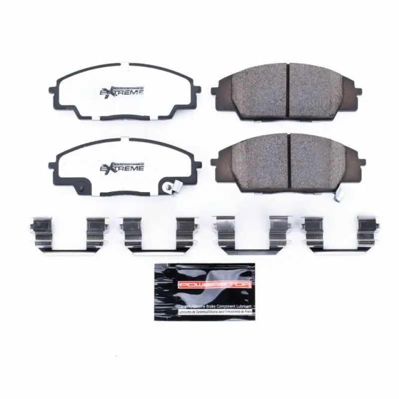 Power Stop 07-10 Acura Csx Front Z26 Extreme Street Brake Pads W/Hardware 1