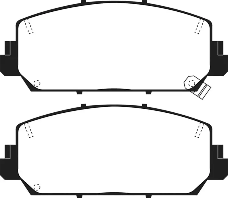 Ebc 16+ Acura Ilx 2.4 Ultimax2 Front Brake Pads 1