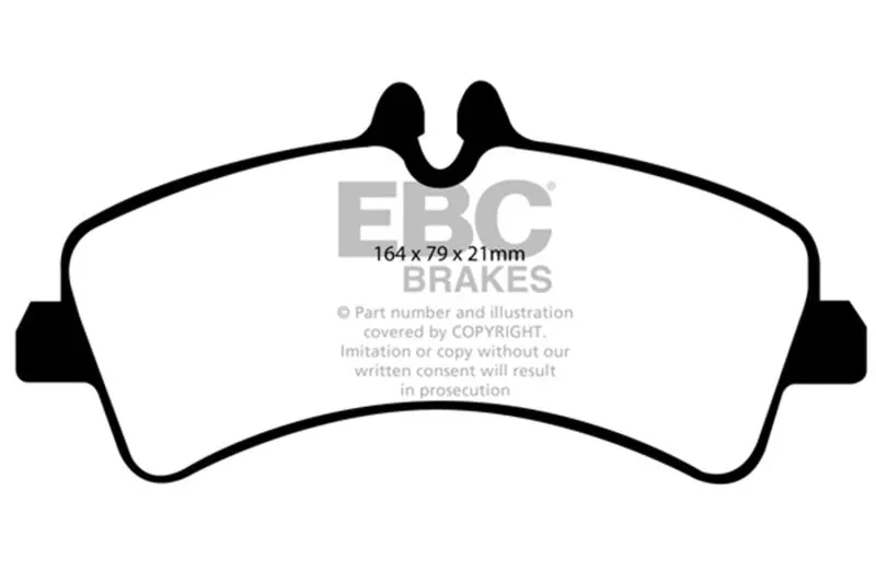 Ebc 07+ Dodge Sprinter 3500 Drw Ultimax2 Rear Brake Pads 1