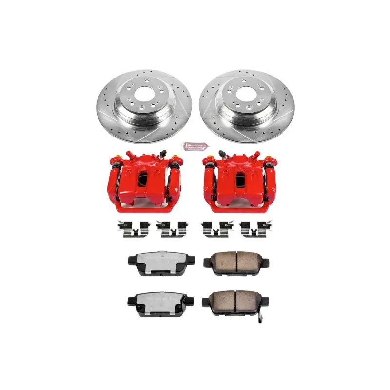 Power Stop 09-14 Acura Tl Rear Z36 Truck & Tow Brake Kit W/Calipers 1