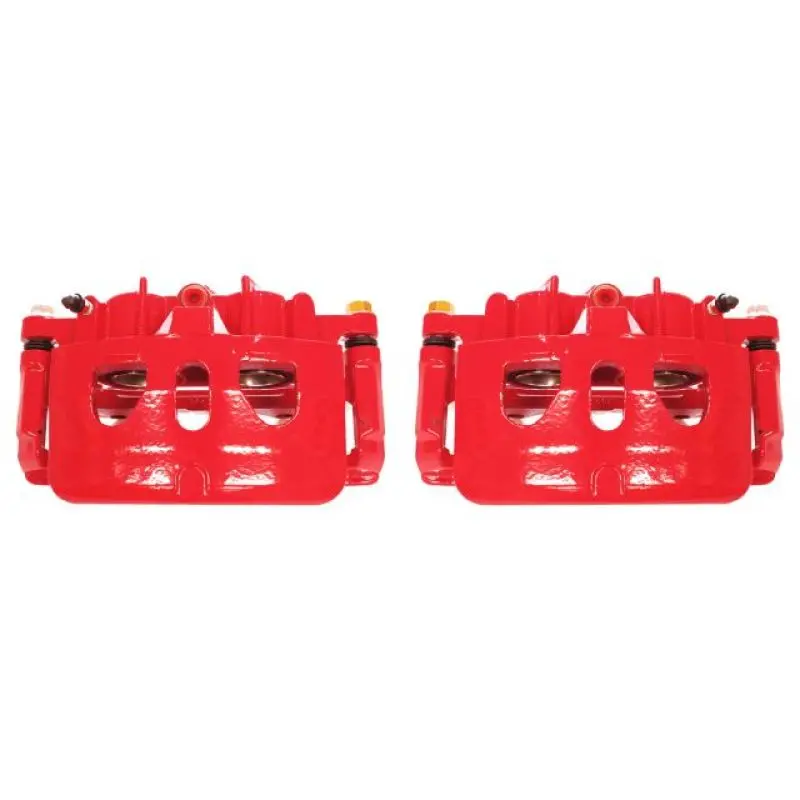Power Stop 13-17 Ford Explorer Front Red Calipers W/Brackets - Pair 1