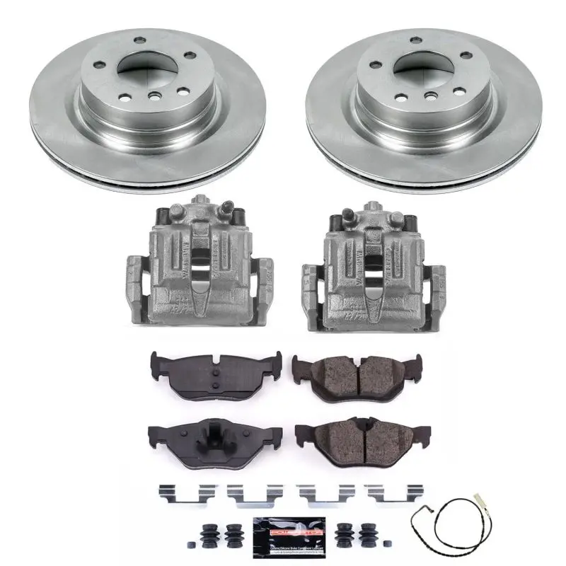 Power Stop 2006 Bmw 325I Rear Autospecialty Brake Kit W/Calipers 1