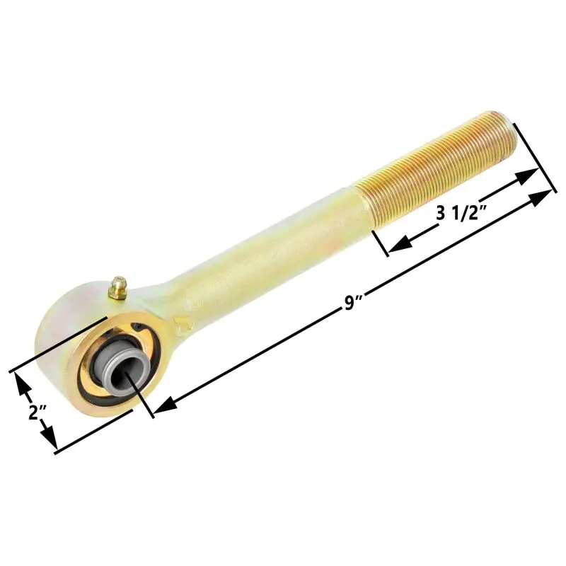 Rockjock Johnny Joint 2In Narrow Rod End (Long Shank - 1In Rh Thread 1.600In X .562In Ball) 1