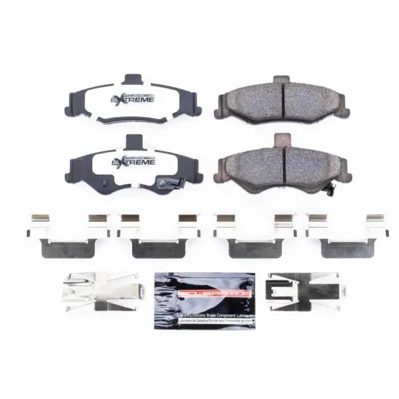 Power Stop 98-02 Chevrolet Camaro Rear Z26 Extreme Street Brake Pads W/Hardware 1