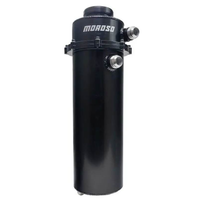 Moroso 2 Piece 6In Dia 20In Tall 8Qt Dry Sump Tank - Black 1