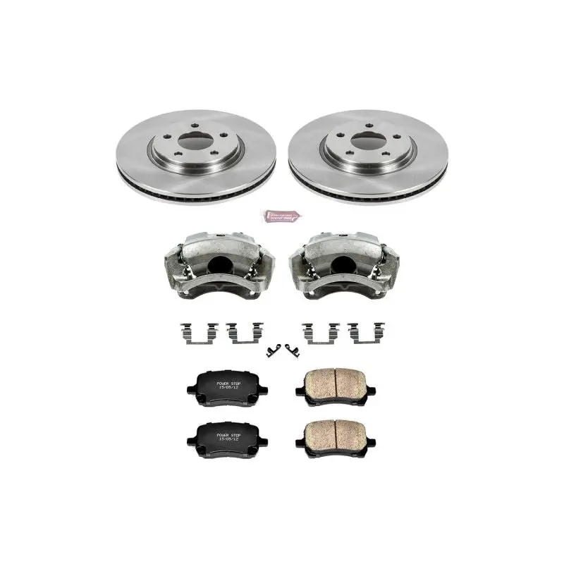 Power Stop 09-12 Chevrolet Malibu Front Autospecialty Brake Kit W/Calipers 1