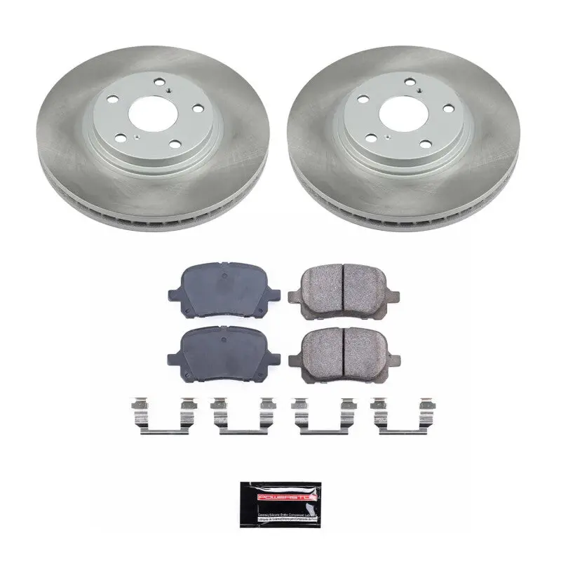 Power Stop 99-01 Lexus Rx300 Front Semi-Coated Rotor Kit 1