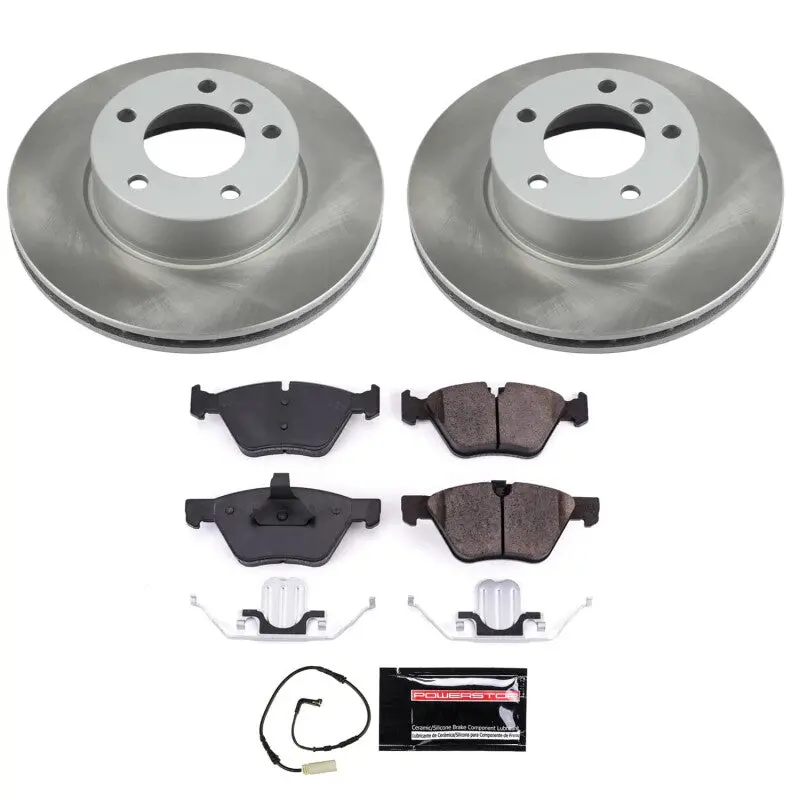 Power Stop 2006 Bmw 325I Front Semi-Coated Rotor Kit 1