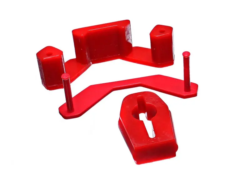 Energy Suspension Manual Trans Mount And Shifter Bushing Set - Red 1