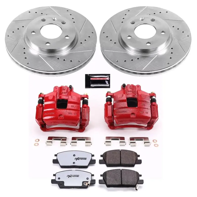 Power Stop 18-19 Buick Lacrosse Front Z36 Truck & Tow Brake Kit W/Calipers 1