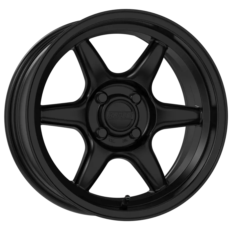 Kansei K11b Tandem 15X7in / 4X114.3 Bp / 0Mm Offset / 73.1Mm Bore - Satin Black 1