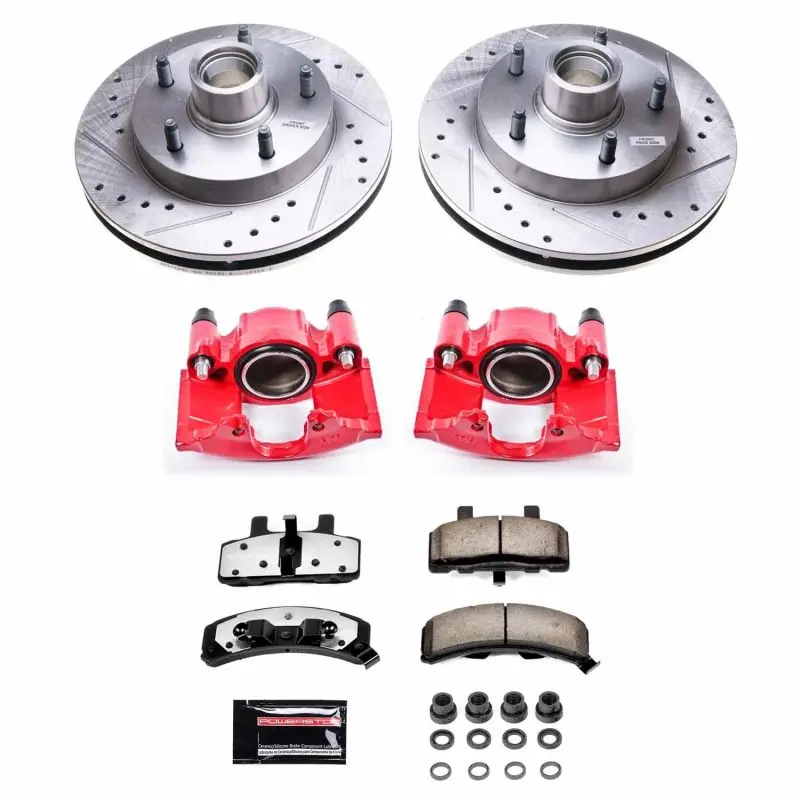 Power Stop 94-99 Dodge Ram 1500 Front Z36 Truck & Tow Kit W/Cals 1