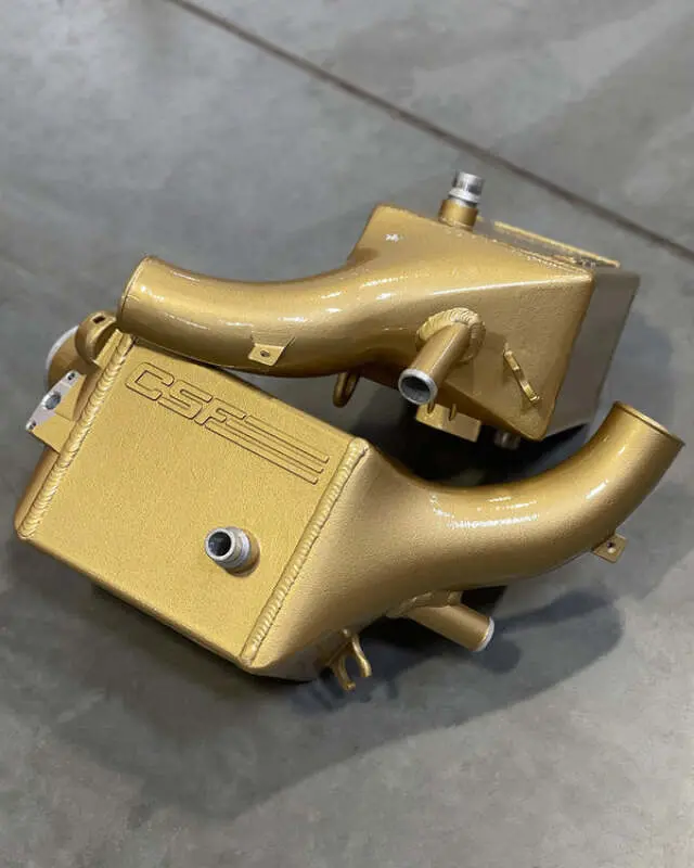 Csf 2014+ Bmw X5m (F95) / X6m (F96) / Xm (G09) Charge-Air-Cooler - Carbon Ceramic Gold Matte 1