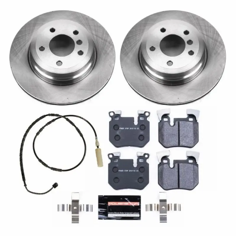 Power Stop 11-13 Bmw 135I Rear Track Day Spec Brake Kit 1