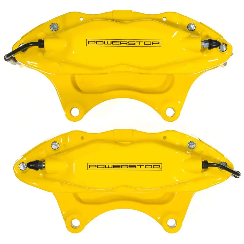 Power Stop 10-15 Chevrolet Camaro Front Yellow Caliper W/O Brackets (Pair) 1