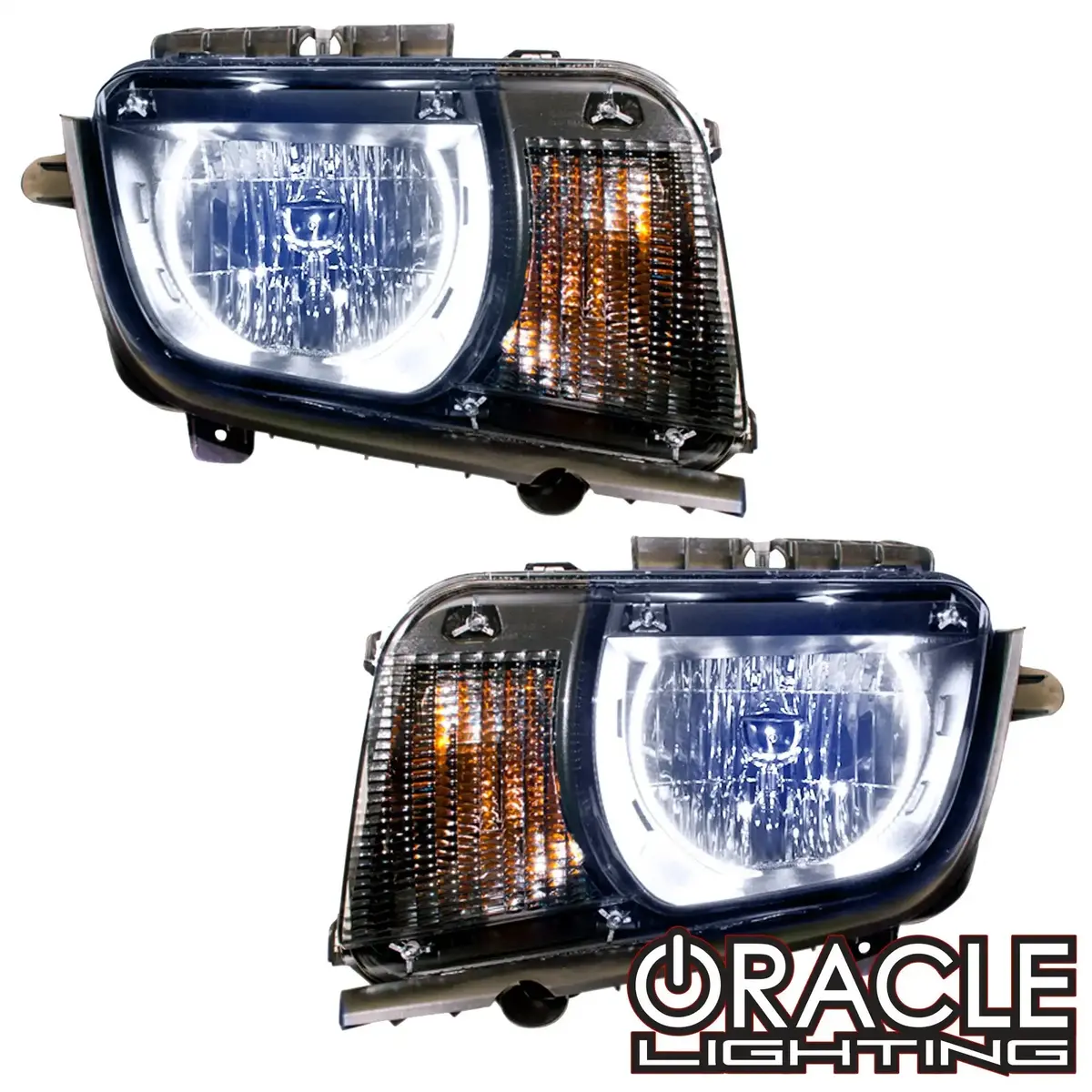 Oracle Lighting 2010-2013 Chevrolet Camaro Non Rs Pre-Assembled Halo Headlights 1