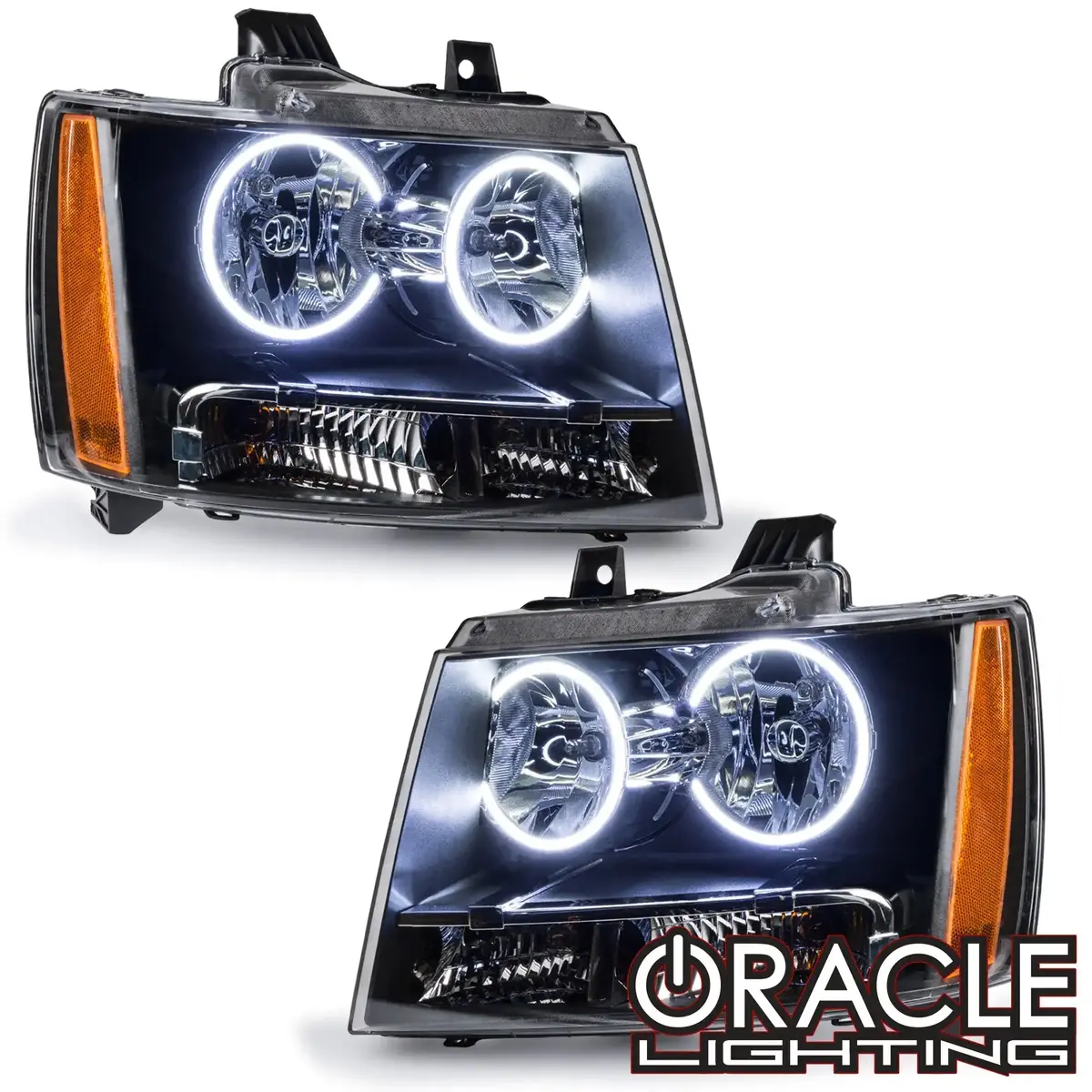 Oracle Lighting 2007-2014 Chevrolet Suburban Pre-Assembled Halo Headlights 1