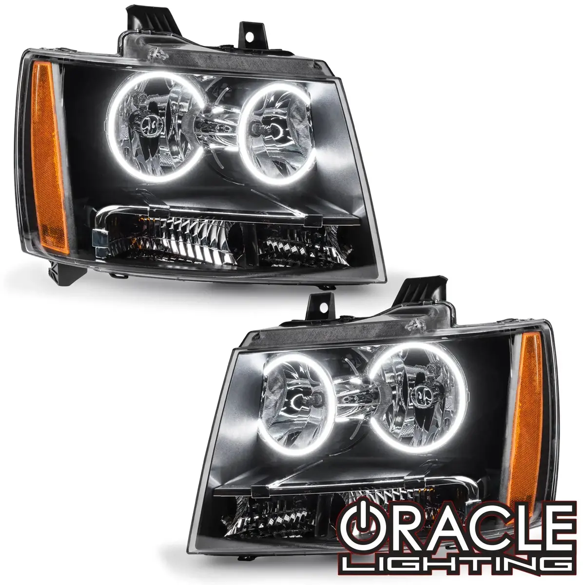 Oracle Lighting 2007-2014 Chevrolet Tahoe Pre-Assembled Halo Headlights 1