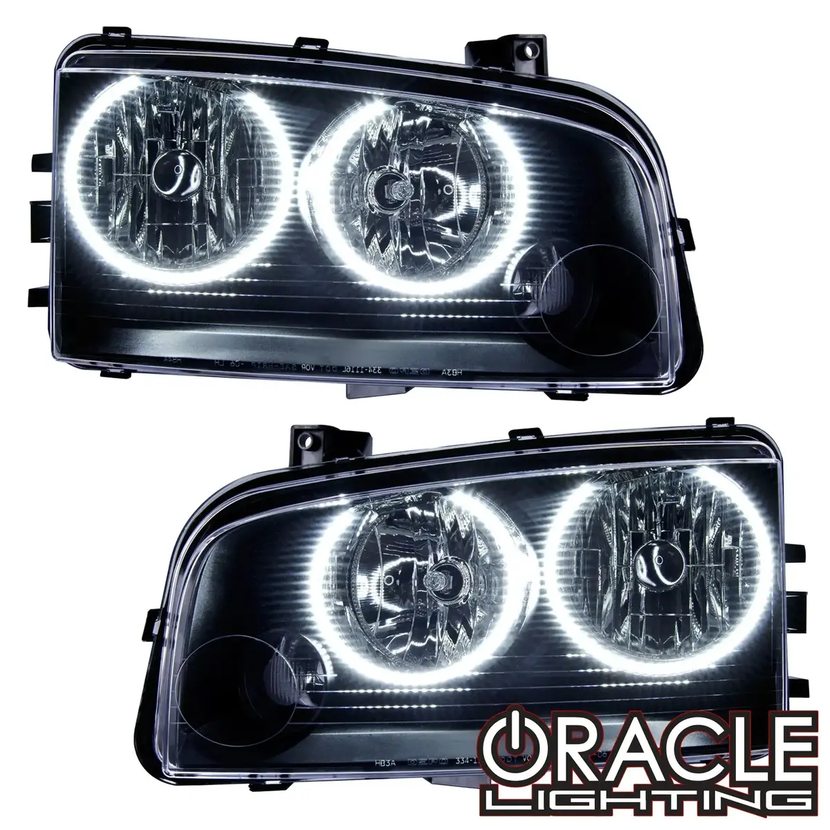 Oracle Lighting 2005-2010 Dodge Charger Pre-Assembled Halo Headlights - Non Hid 1