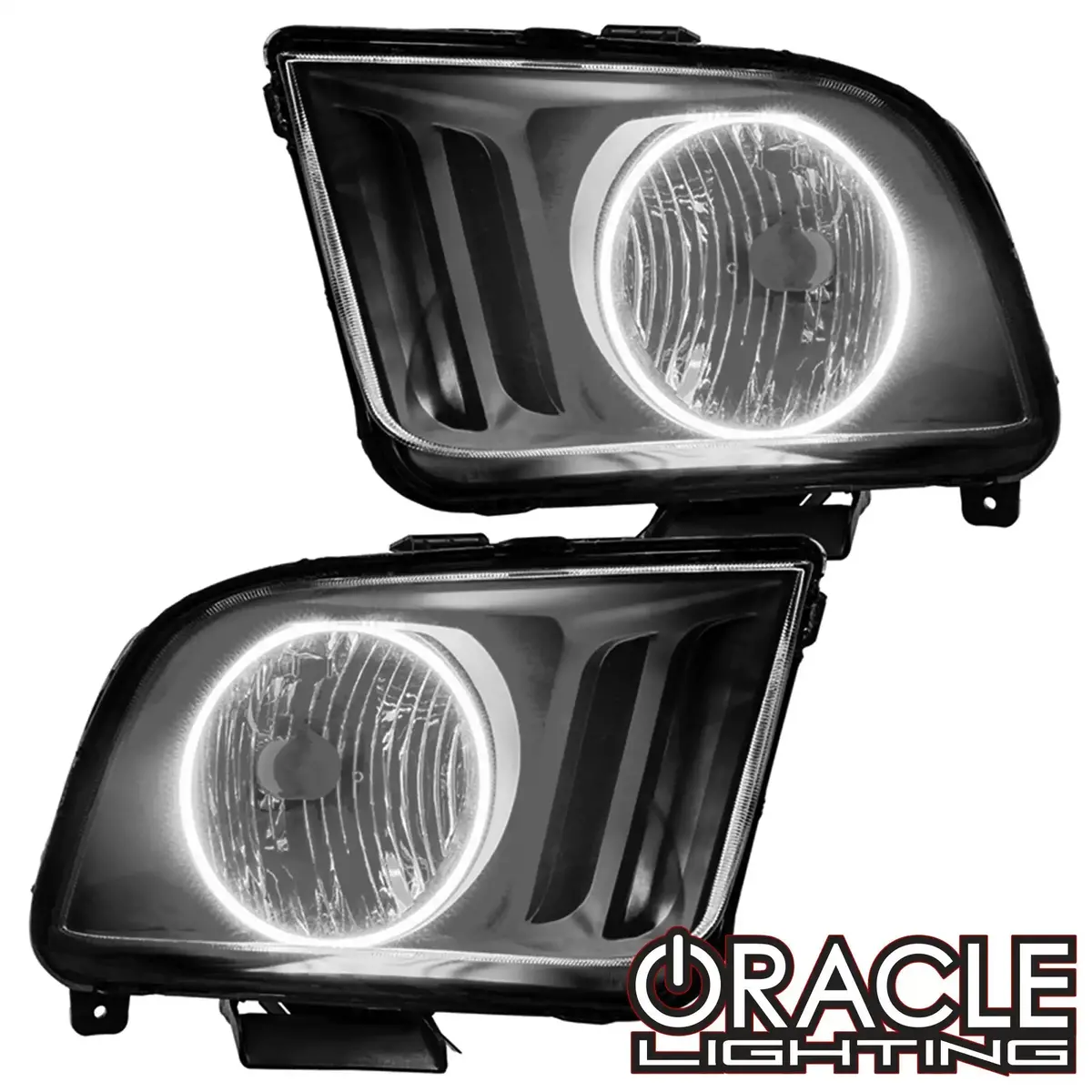 Oracle Lighting 2005-2009 Ford Mustang  Pre-Assembled Headlights - Black 1