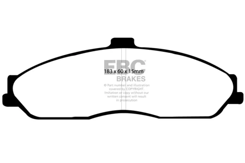 Ebc 03-04 Cadillac Xlr 4.6 Ultimax2 Front Brake Pads 1