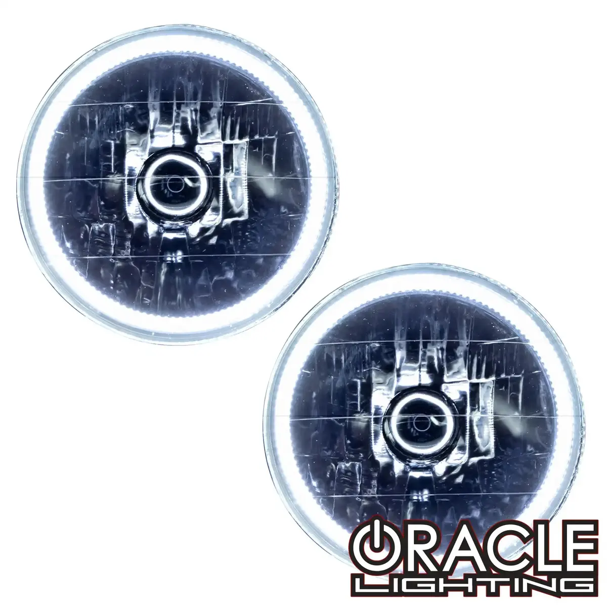Oracle Lighting 1997-2006 Jeep Wrangler Tj Pre-Assembled Halo Headlights 1
