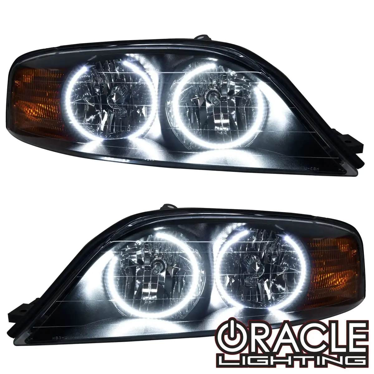 Oracle Lighting 2000-2002 Lincoln Ls Pre-Assembled Halo Headlights 1