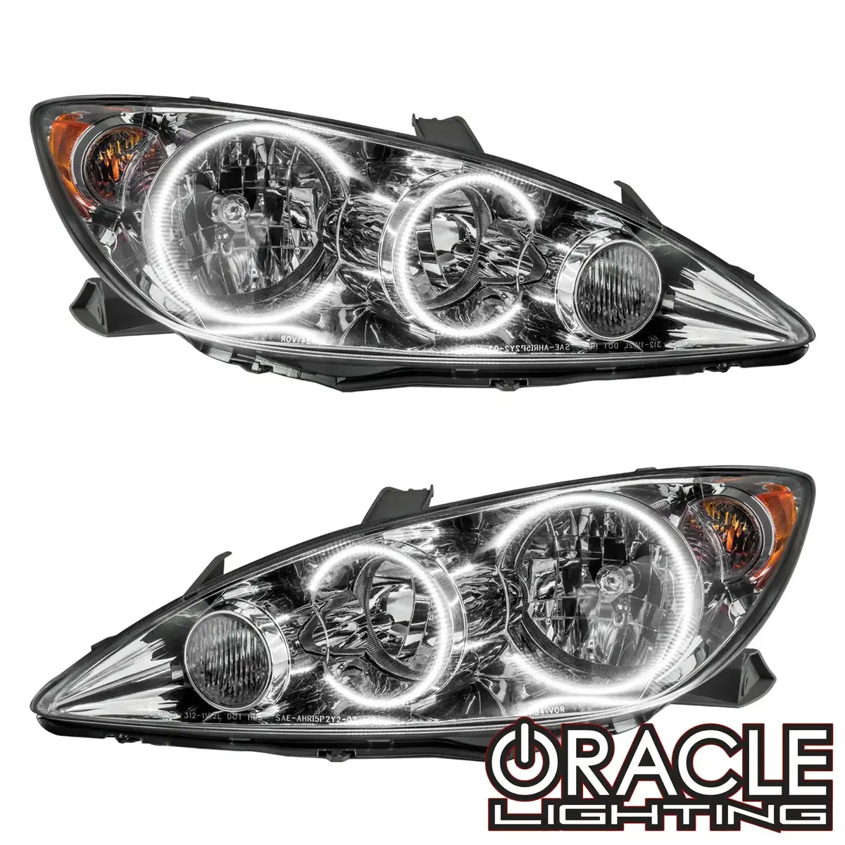 Oracle Lighting 2005-2006 Toyota Camry Pre-Assembled Halo Headlights 1