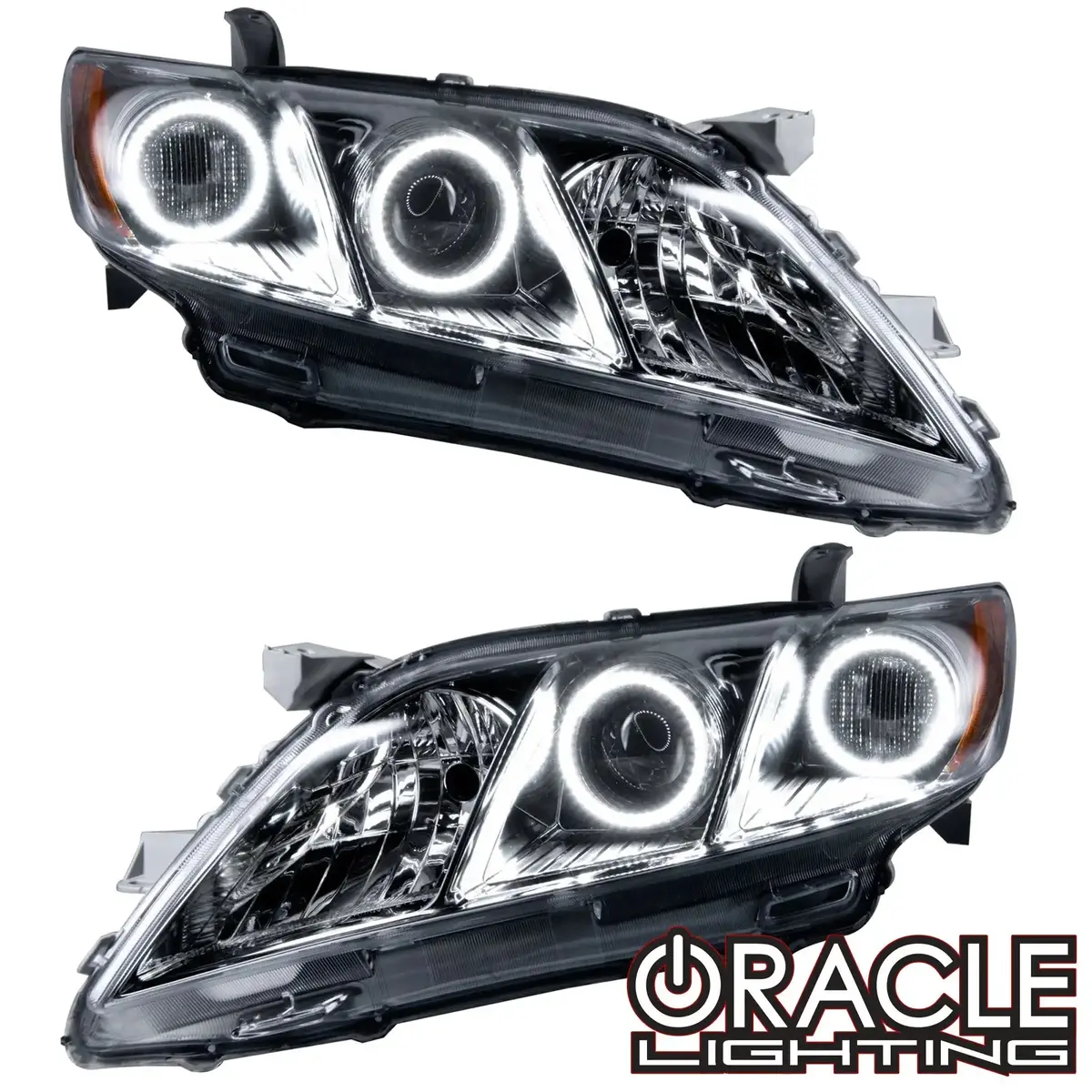 Oracle Lighting 2007-2009 Toyota Camry Pre-Assembled Halo Headlights 1