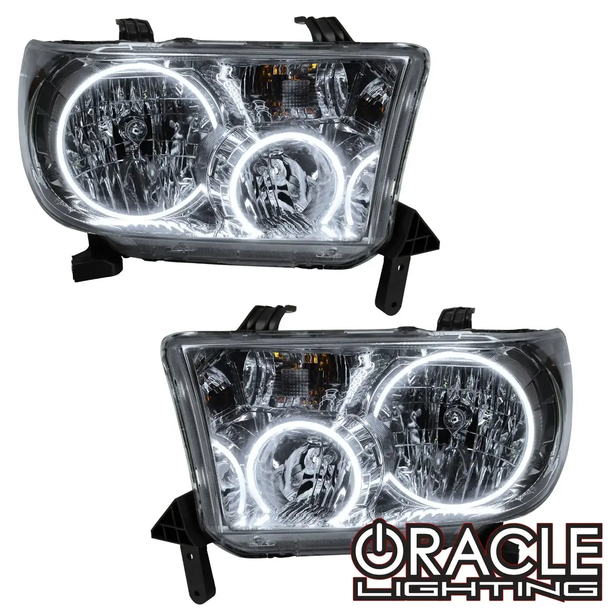 Oracle Lighting 2008-2016 Toyota Sequoia Pre-Assembled Halo Headlights 1