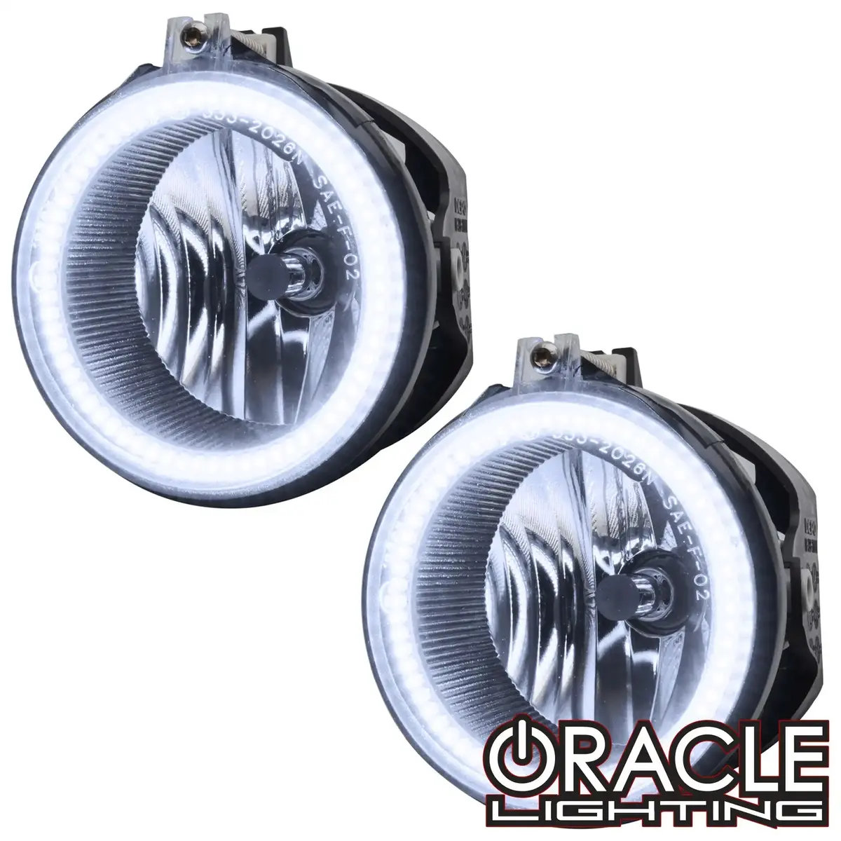 Oracle Lighting 2008-2010 Dodge Challenger Pre-Assembled Halo Fog Lights 1