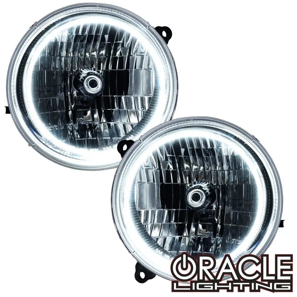 Oracle Lighting 2005-2007 Jeep Liberty Pre-Assembled Halo Headlights 1