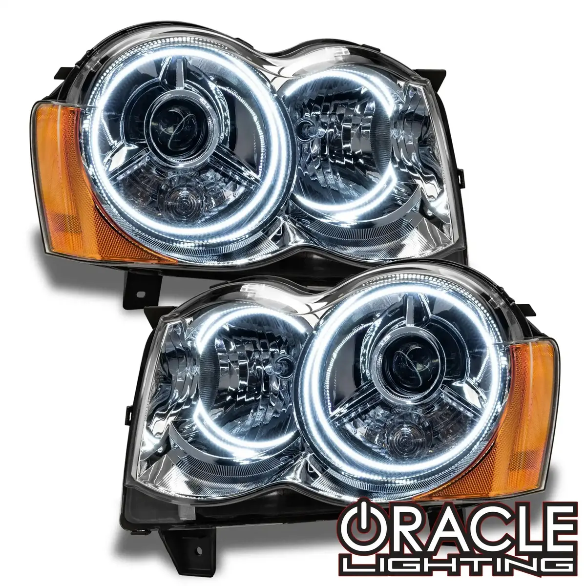 2008-2010 Jeep Grand Cherokee Pre-Assembled Headlights - Hid 1