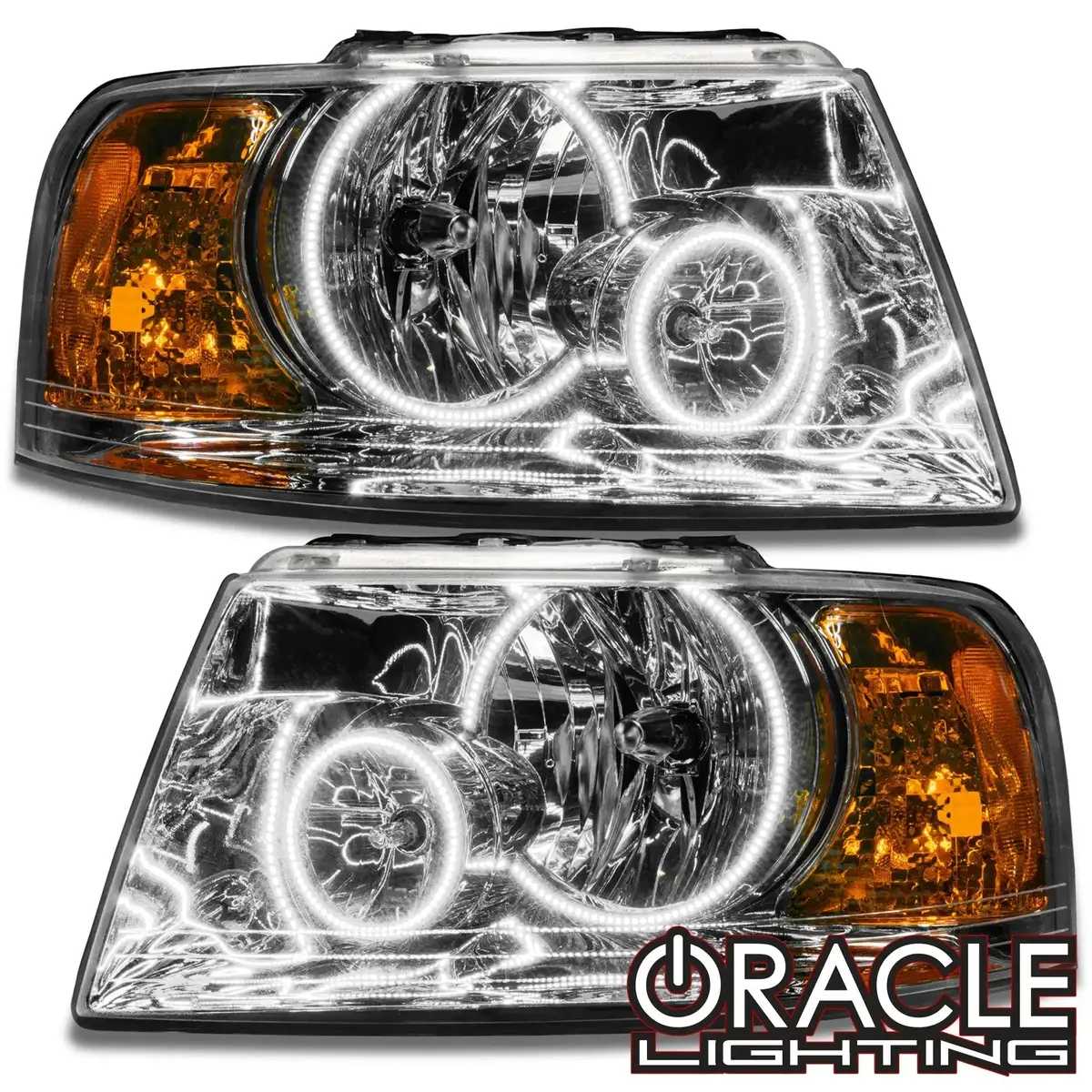 Oracle Lighting 2003-2006 Ford Expedition Pre-Assembled Headlights - Chrome 1