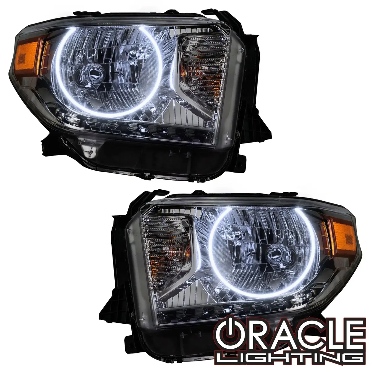Oracle Lighting 2014-2017 Toyota Tundra Pre-Assembled Halo Headlights 1