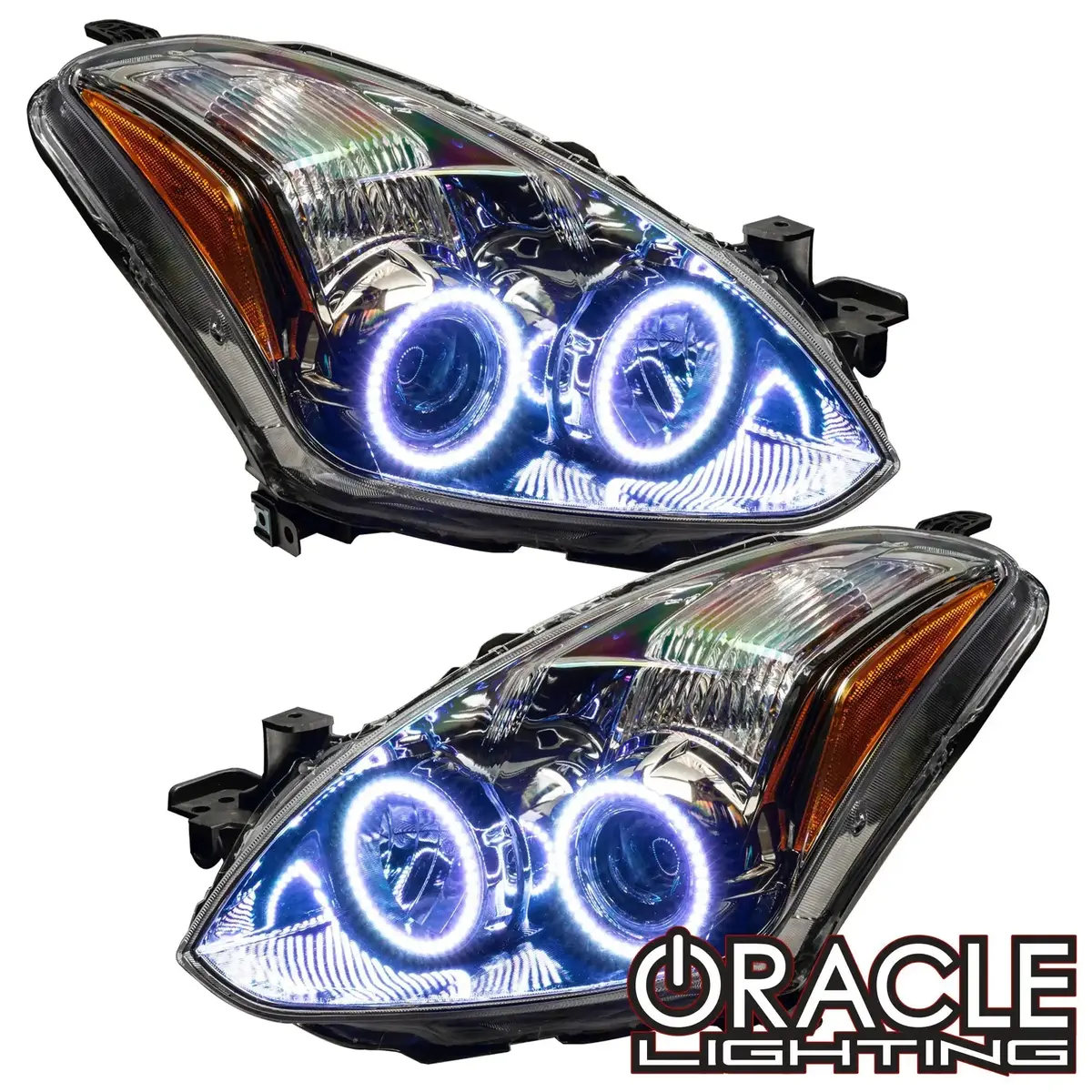 Oracle Lighting 2010-2012 Nissan Altima Coupe Pre-Assembled Halo Headlights 1