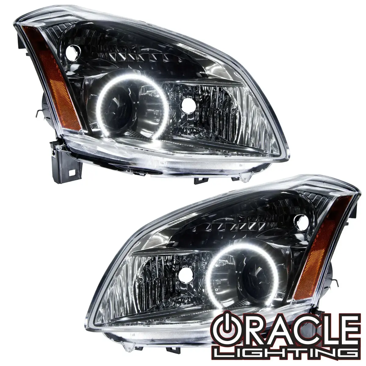 Oracle Lighting 2007-2008 Nissan Maxima Pre-Assembled Halo Headlights 1